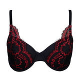 After Eden D-Cup & Up Naomi schwarz/rot vorgeformter bh