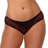 After Eden D-Cup & Up Naomi schwarz/rot hipster