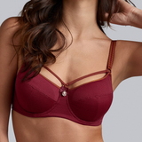 Marlies Dekkers Space Odyssey dunkelrot nicht geformter bh