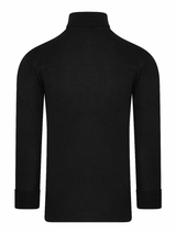 Beeren Unterwäsche Kragen schwarz unisex thermo t-shirt