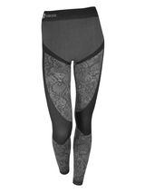 Starke Seele Animal grau/print thermo hose für frauen
