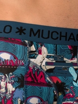 Muchachomalo Miami Vatos blau/print boxershort