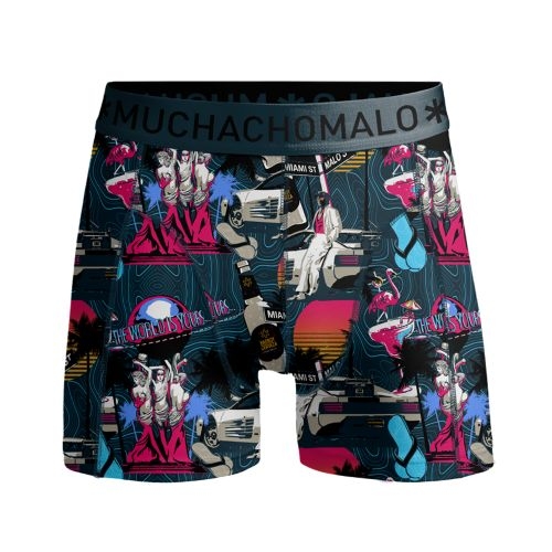 Muchachomalo Miami Vatos blau/print boxershort