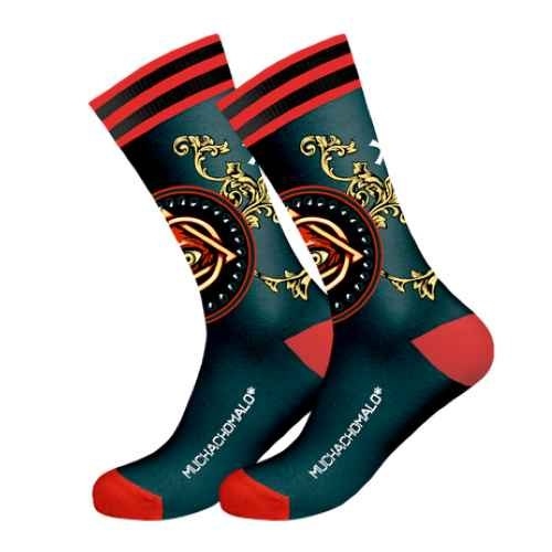 Muchachomalo Miami Ace grün/print socks