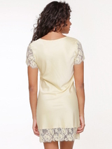 LingaDore Nacht Daily Satin french vanilla nachtkleid