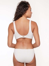 LingaDore Strand Fishbone elfenbein/print gemoldefer bikini bh