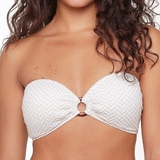 LingaDore Strand Fishbone elfenbein/print gemoldefer bikini bh
