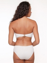 LingaDore Strand Fishbone elfenbein/print gemoldefer bikini bh