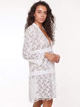 LingaDore Strand Boho weiß tunika