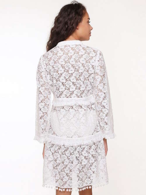 LingaDore Strand Boho weiß tunika