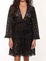 LingaDore Strand Boho schwarz tunika