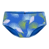 LingaDore Strand Palm Leaf blau/print bikini slip