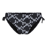LingaDore Strand flowers All Over schwarz/weiß bikini slip