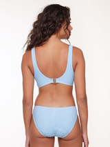 LingaDore Strand Blue Stripes blau/weiß gemoldefer bikini bh