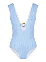 LingaDore Strand Blue Stripes blau/weiß badeanzüge