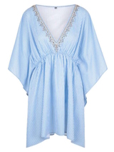 LingaDore Strand Blue Stripes blau/weiß tunika