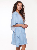 LingaDore Strand Blue Stripes blau/weiß tunika