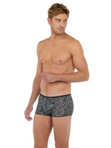 HOM Plume schwarz/weiß sport trunk