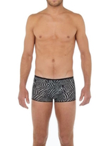 HOM Plume schwarz/weiß sport trunk