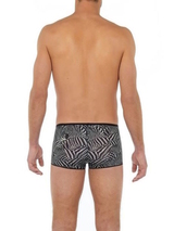 HOM Plume schwarz/weiß sport trunk