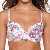 LingaDore Strand Tropic Floral weiß/print gemoldefer bikini bh