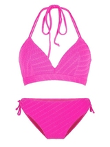 LingaDore Strand Shine Brighter than the Sun hot pink set