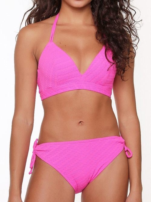 LingaDore Strand Shine Brighter than the Sun hot pink set