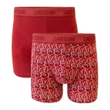 Zaccini V-sign Hand rot/print boxershort