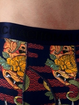 Muchachomalo Leaves blau/print boxershort