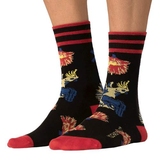 Muchachomalo Baretta schwarz/rot socks