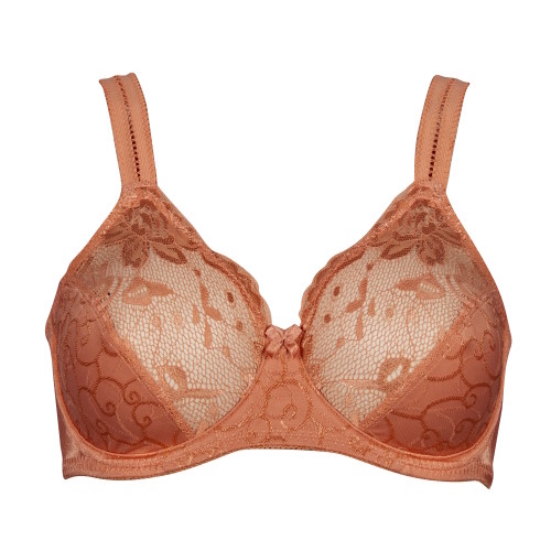 Elbrina Johanna orange nicht geformter bh