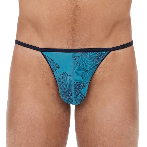 HOM Fano Plume türkis/print männer string