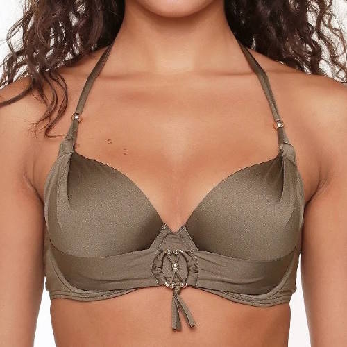 LingaDore Strand Carol khaki gemoldefer bikini bh