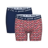 Ein Fisch namens Fred Fish rot/print boxershort