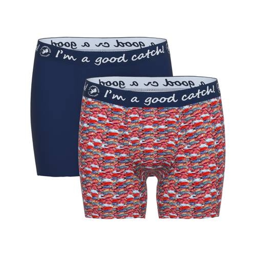 Ein Fisch namens Fred Fish rot/print boxershort
