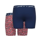 Ein Fisch namens Fred Fish rot/print boxershort
