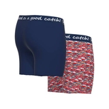 Ein Fisch namens Fred Fish rot/print boxershort