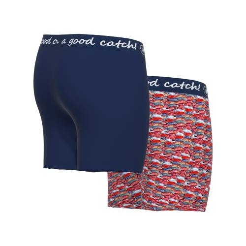 Ein Fisch namens Fred Fish rot/print boxershort