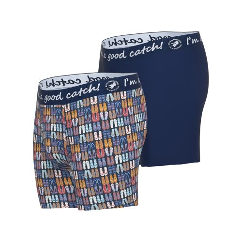 Ein Fisch namens Fred Flip Flops blau/print boxershort