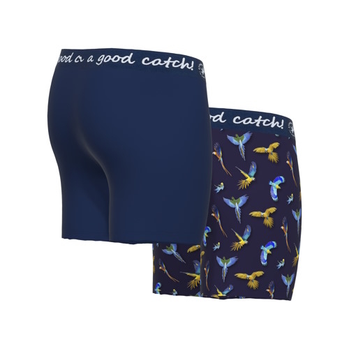 Ein Fisch namens Fred Parrot navy-blau/print boxershort