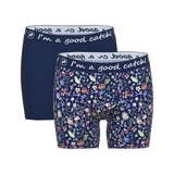Ein Fisch namens Fred Flamingo navy-blau/print boxershort