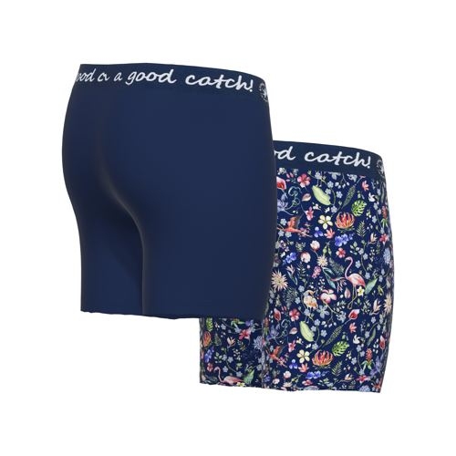 Ein Fisch namens Fred Flamingo navy-blau/print boxershort