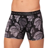Muchachomalo Bison schwarz/print modal boxershort