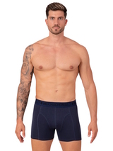 Muchachomalo Basic navy-blau modal boxershort
