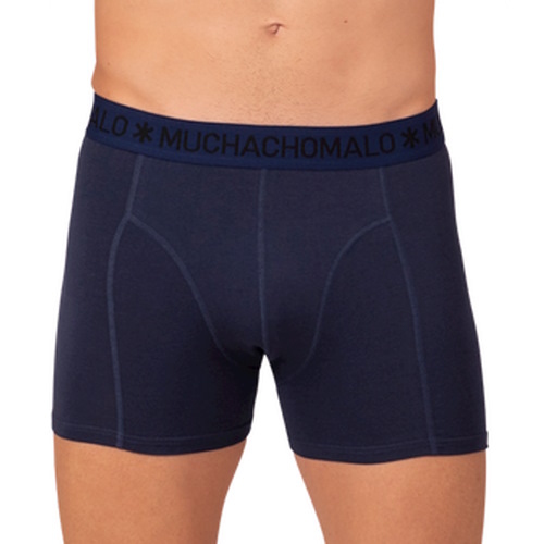 Muchachomalo Basic navy-blau modal boxershort