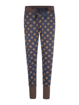 Charlie Choe Wandering Nights navy-blau/print pyjamahose