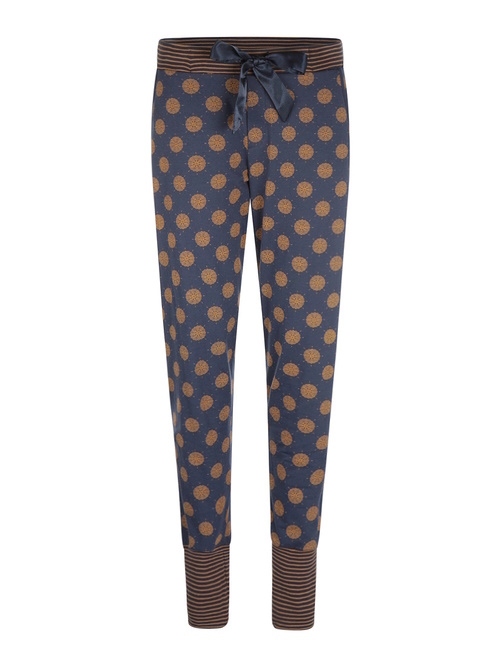 Charlie Choe Wandering Nights navy-blau/print pyjamahose