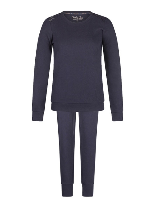 Charlie Choe Wandering Nights navy-blau pyjama