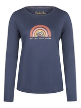 Charlie Choe Wandering Nights navy-blau schlafshirt