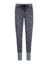 Charlie Choe Wandering Nights navy-blau/print pyjamahose